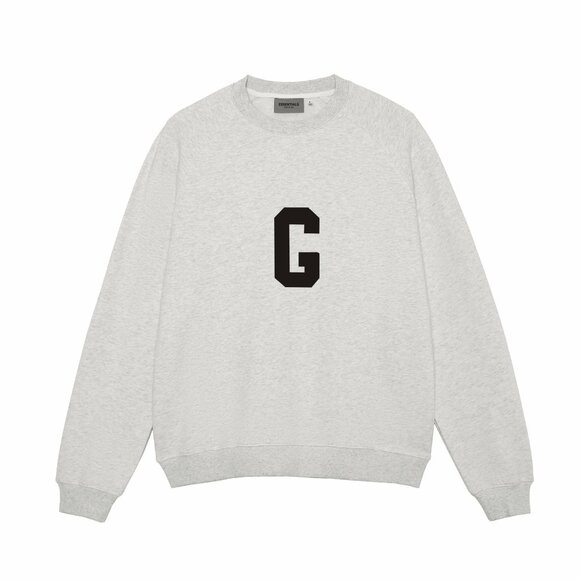 Fear of God Other - Fear of God Essentials G-Letter Flocked Print Streetwear Hoodie Season 7